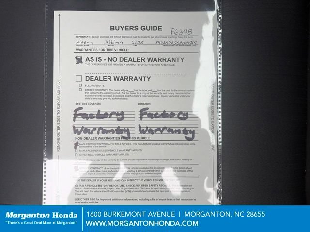 Used 2025 Nissan Altima 2.5 SV FWD image 25