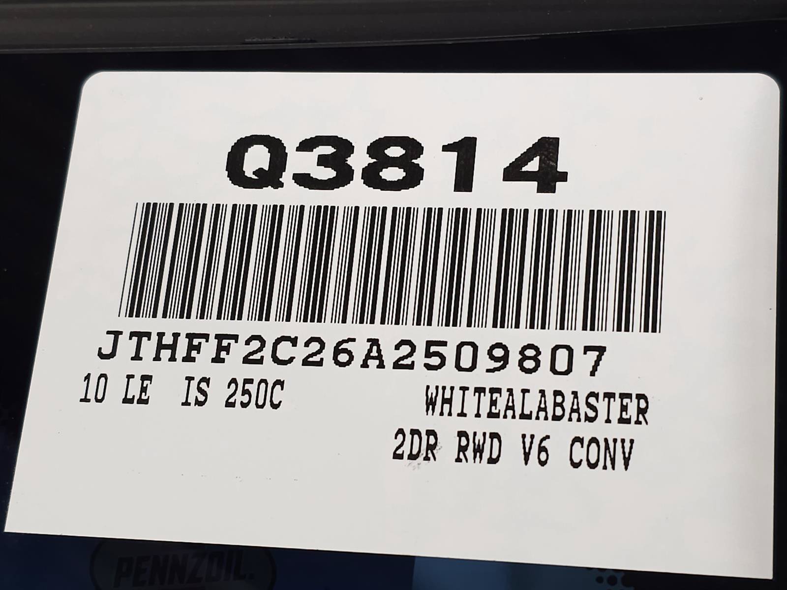 Used 2010 Lexus IS 250C w/ Luxury Pkg RWD image 23