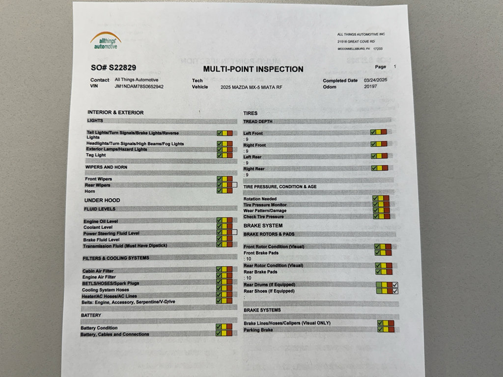 Used 2025 MAZDA MX-5 Miata RF Grand Touring image 32