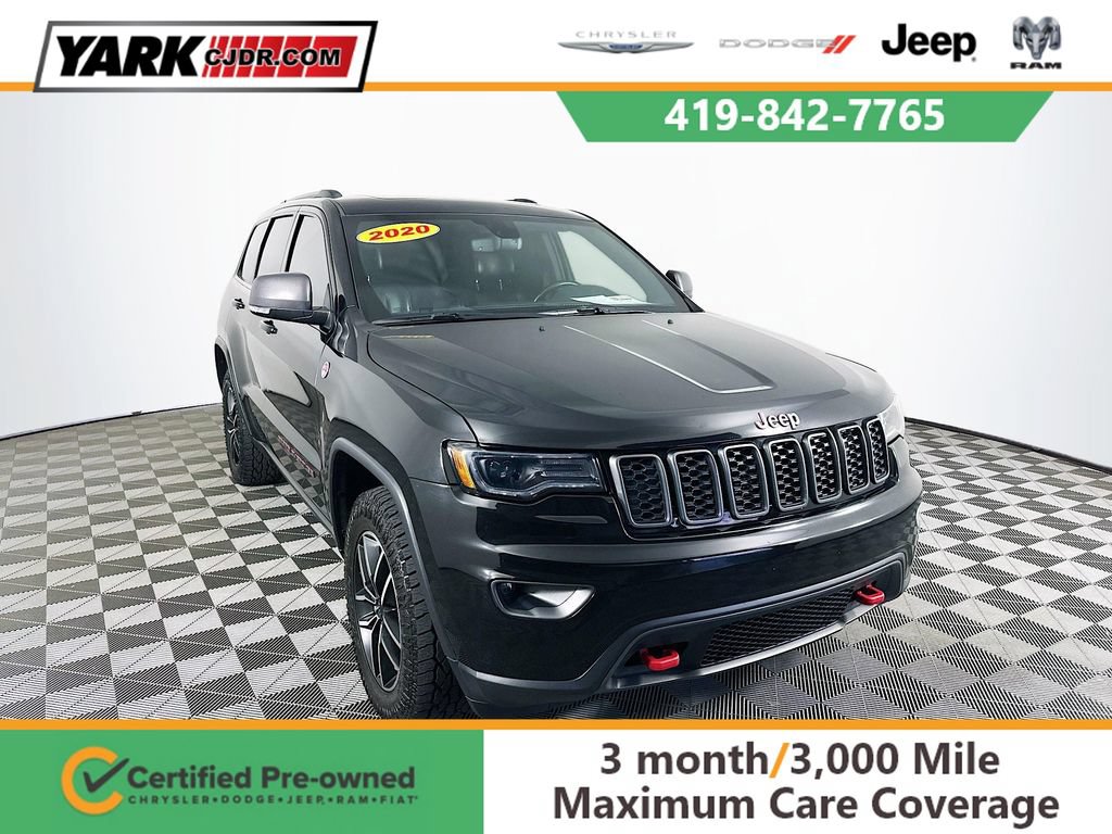 Certified 2020 Jeep Grand Cherokee Trailhawk w/ Trailhawk Luxury Group AWD/4WD 360° Tour