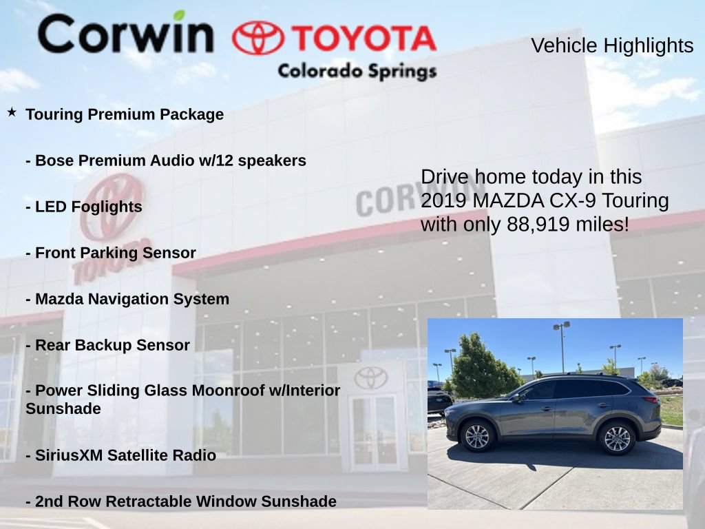 Used 2019 MAZDA CX-9 Touring w/ Touring Premium Package FWD image 6