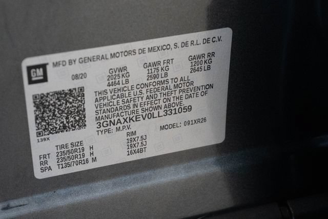 Used 2020 Chevrolet Equinox LT w/ Sport Edition FWD image 33