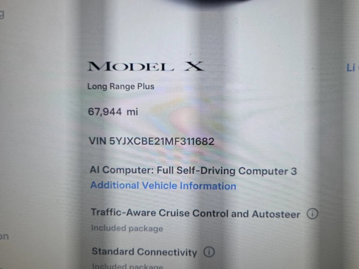 Used 2021 Tesla Model X Long Range AWD/4WD image 20