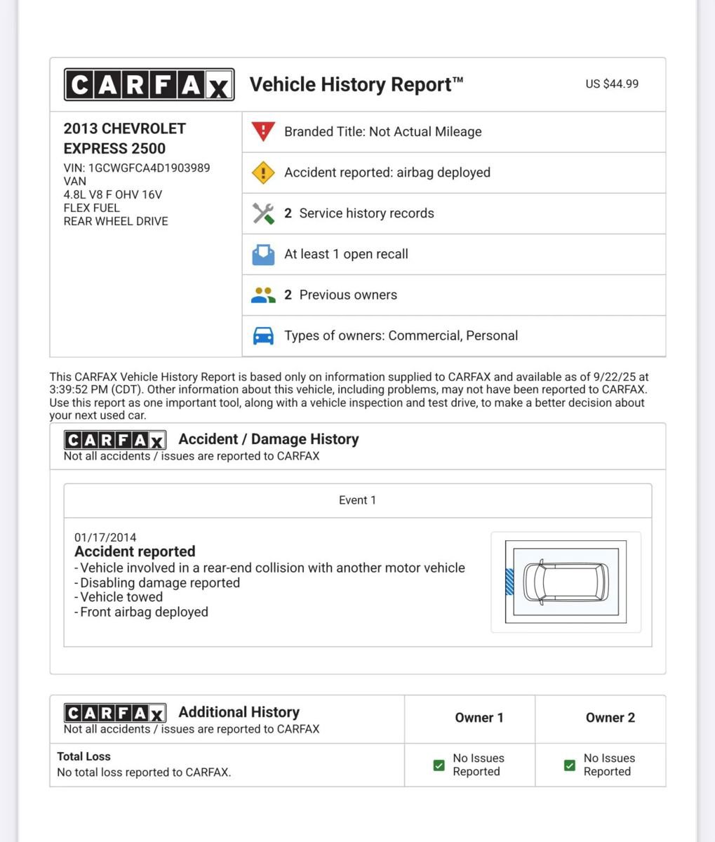 Used 2013 Chevrolet Express 2500 image 55