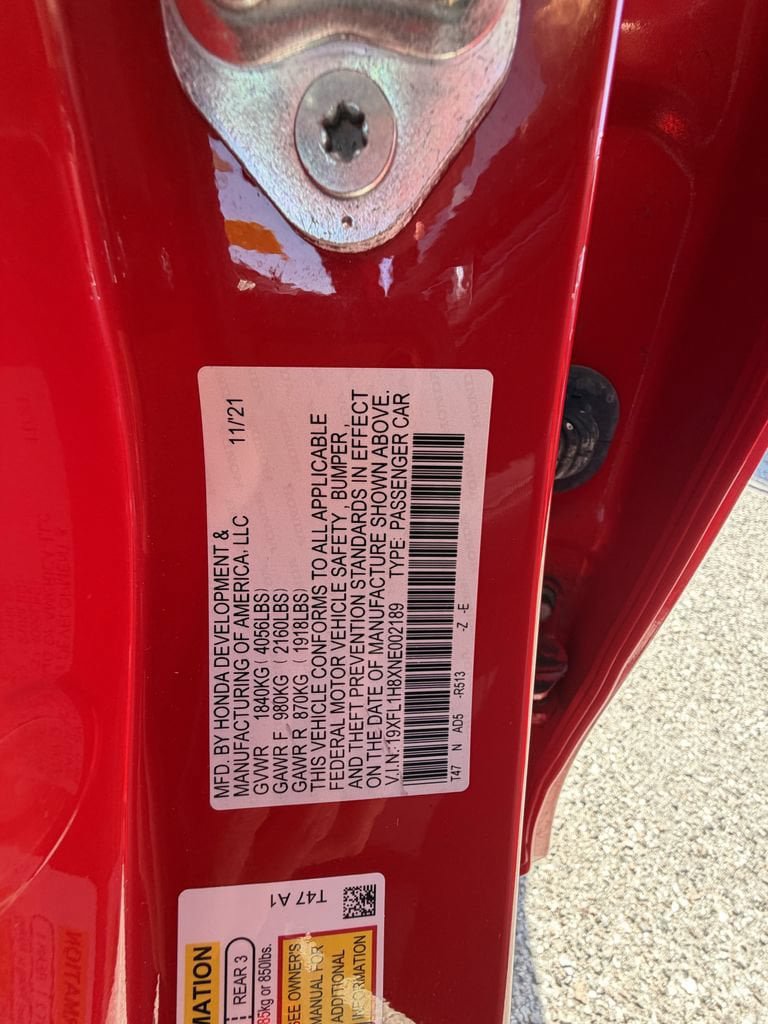 Used 2022 Honda Civic Sport Touring image 33