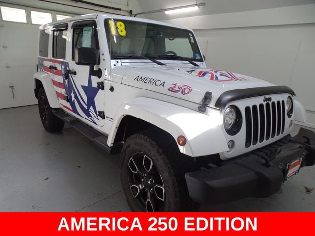 Used 2018 Jeep Wrangler Unlimited Sahara AWD/4WD image 1