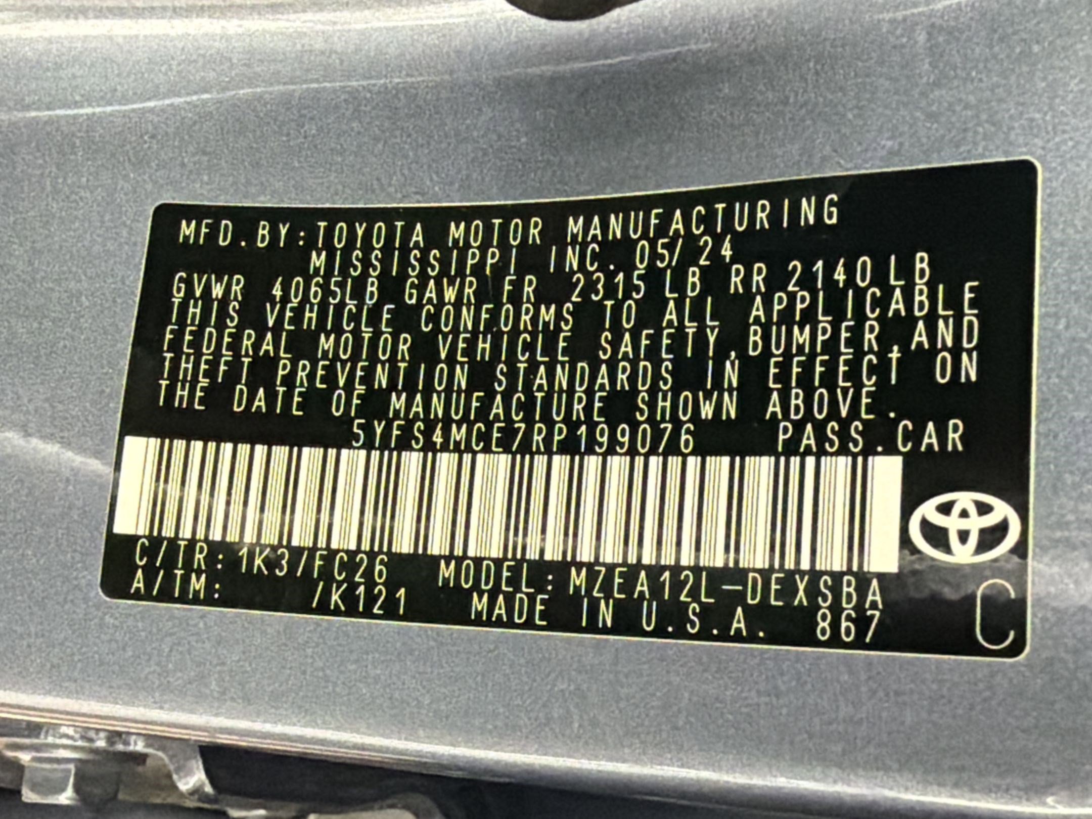 Used 2024 Toyota Corolla SE FWD image 18