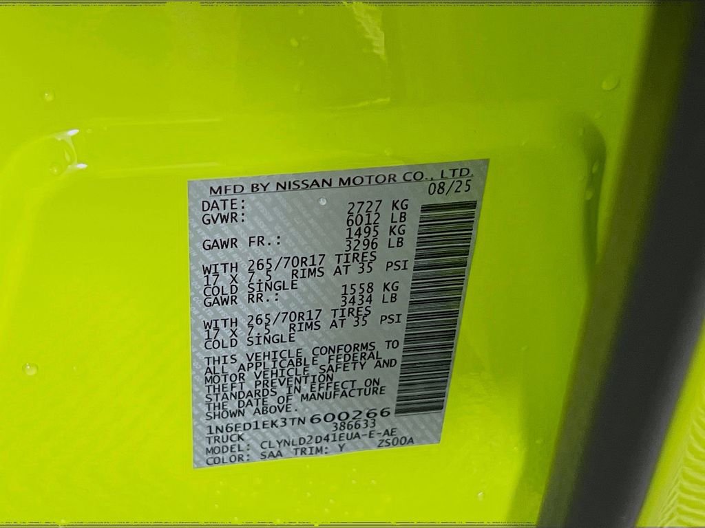 New 2026 Nissan Frontier PRO-4X w/ Pro Premium Package image 27