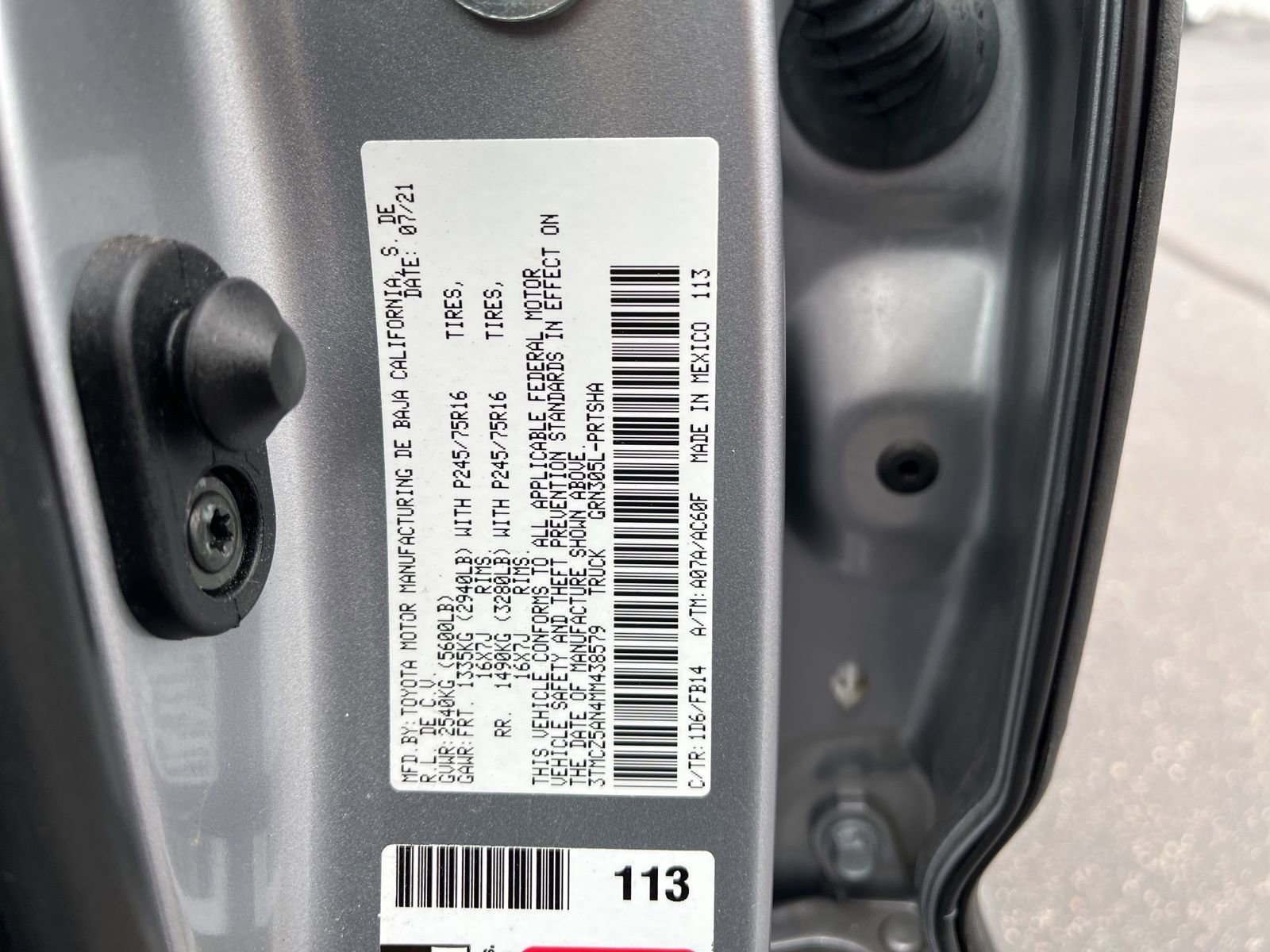 Used 2021 Toyota Tacoma SR image 32