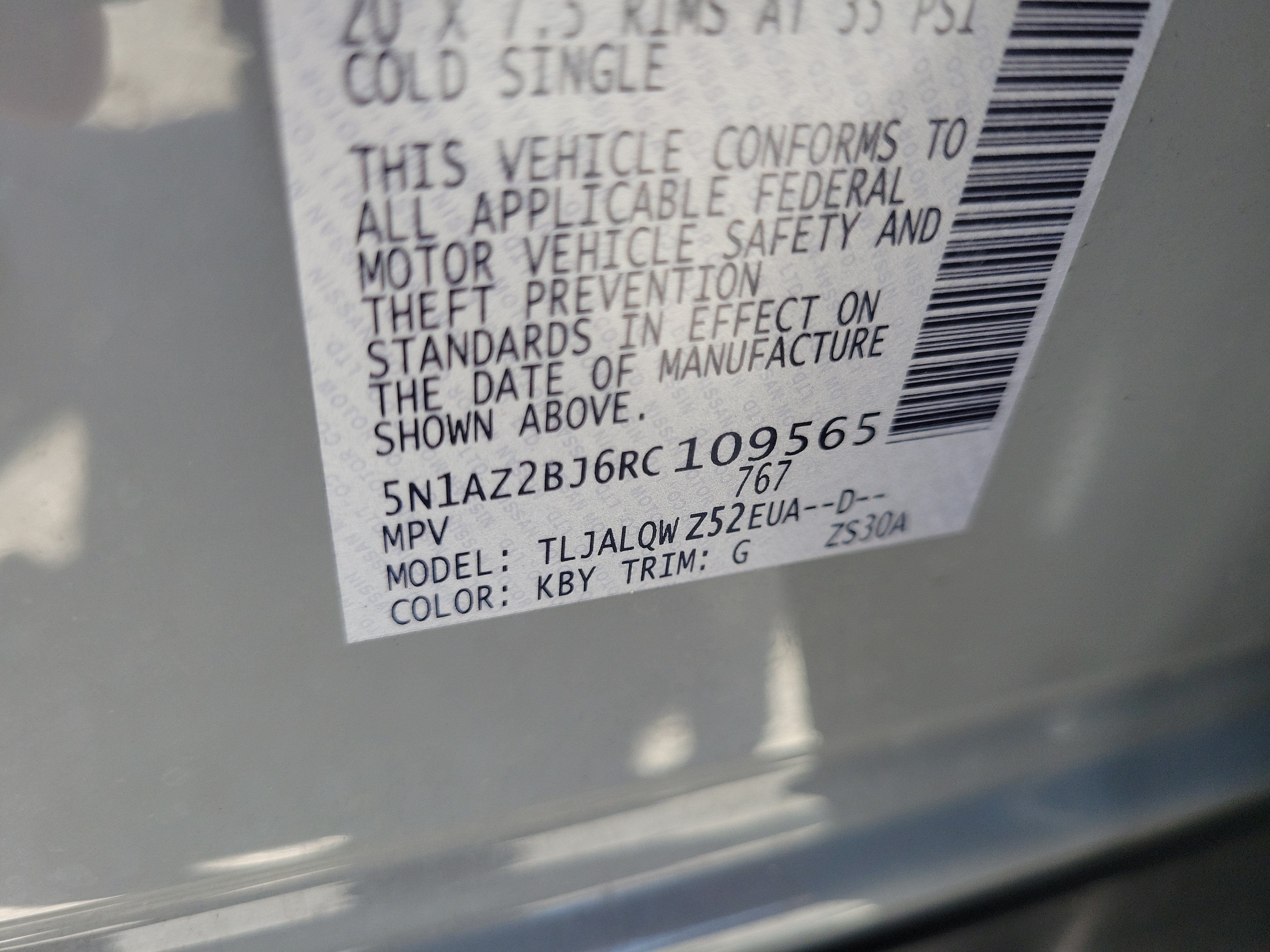 Used 2024 Nissan Murano SV w/ SV Midnight Edition Package FWD image 37