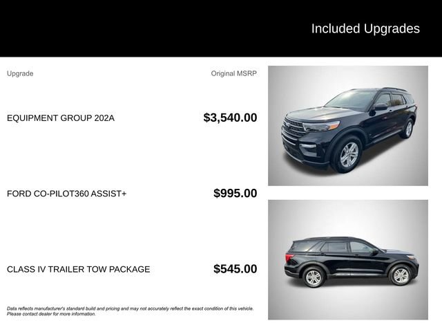 Used 2022 Ford Explorer XLT w/ Equipment Group 202A image 7