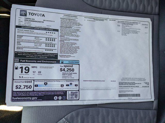 New 2025 Toyota Tundra SR5 image 17