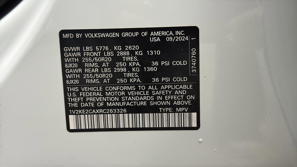 Used 2024 Volkswagen Atlas Cross Sport SE w/ Panoramic Sunroof Package AWD/4WD image 27