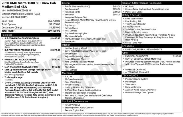 Used 2020 GMC Sierra 1500 SLT w/ SLT Convenience Package image 42