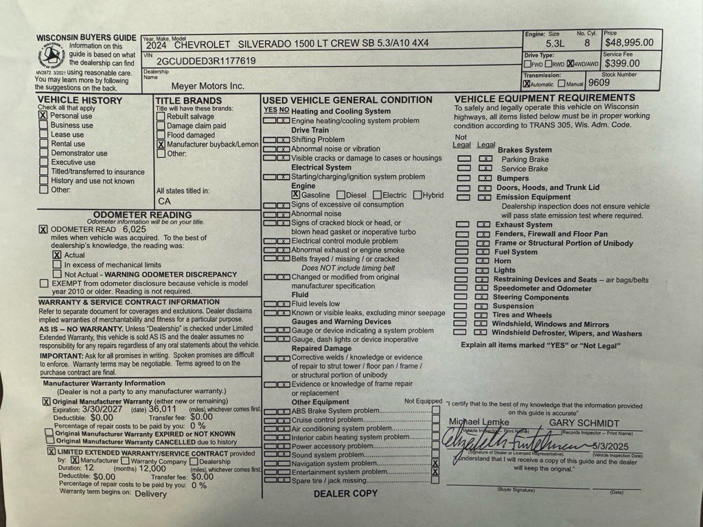 Used 2024 Chevrolet Silverado 1500 LT image 29