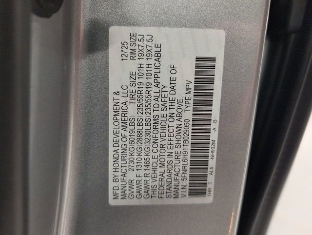 New 2026 Honda Odyssey Elite image 39