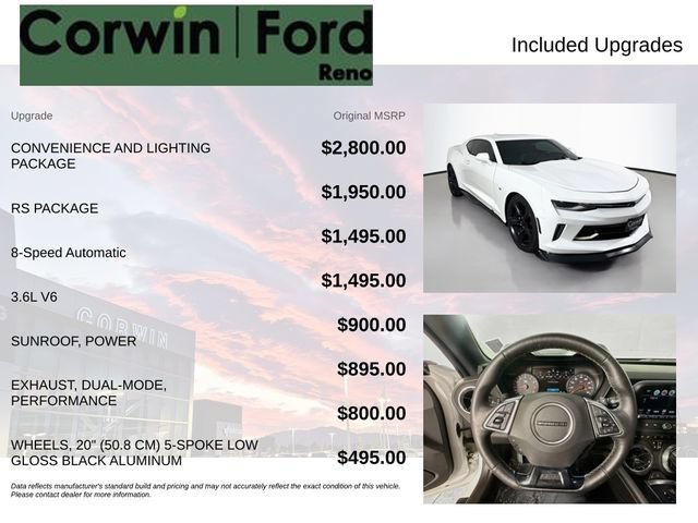 Used 2017 Chevrolet Camaro LT RWD image 3