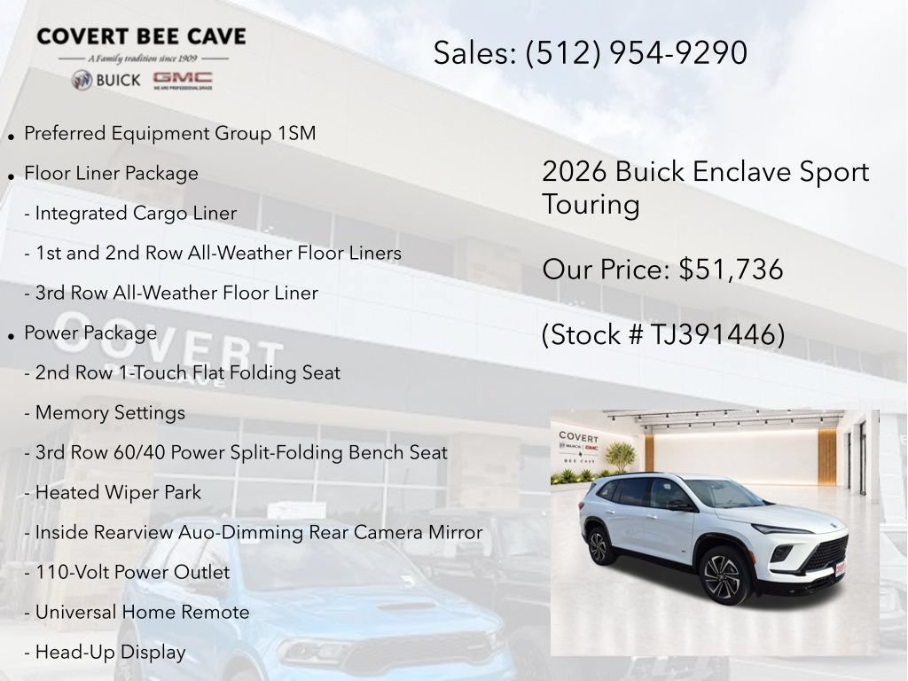 New 2026 Buick Enclave Sport Touring w/ Power Package FWD image 7