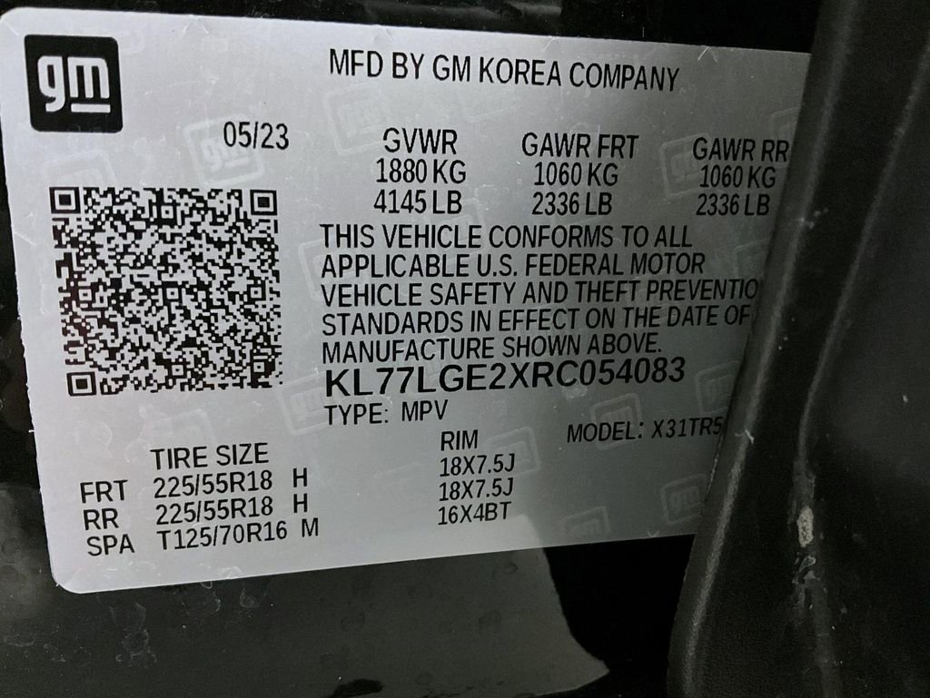 Certified 2024 Chevrolet Trax RS w/ Sunroof Package image 24