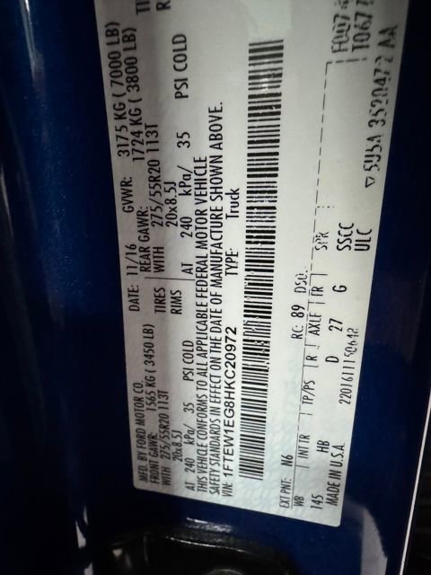 Used 2017 Ford F150 Lariat w/ Equipment Group 502A Luxury image 65