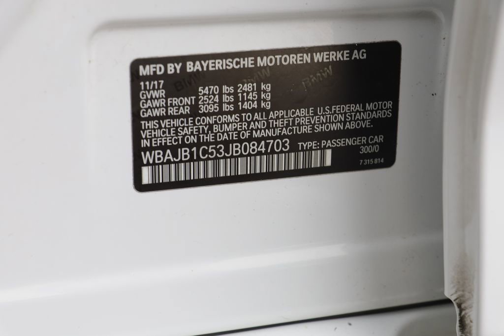 Used 2018 BMW 530e xDrive image 27