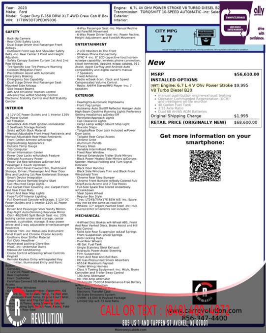 Used 2023 Ford F350 XLT w/ 360-Degree Camera Package image 8