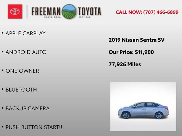 Used 2019 Nissan Sentra SV FWD image 5