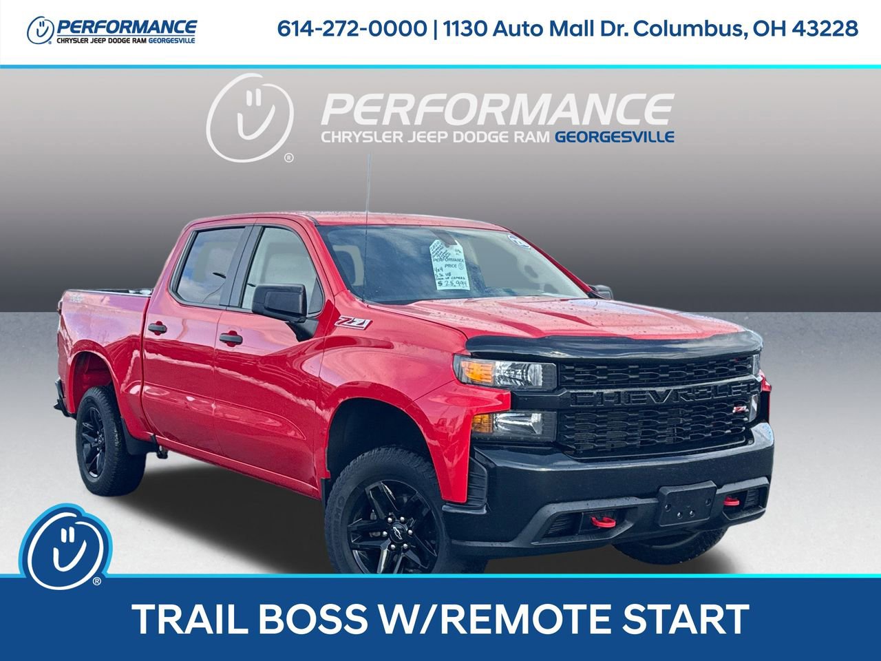 Used 2020 Chevrolet Silverado 1500 Custom Trail Boss image 1