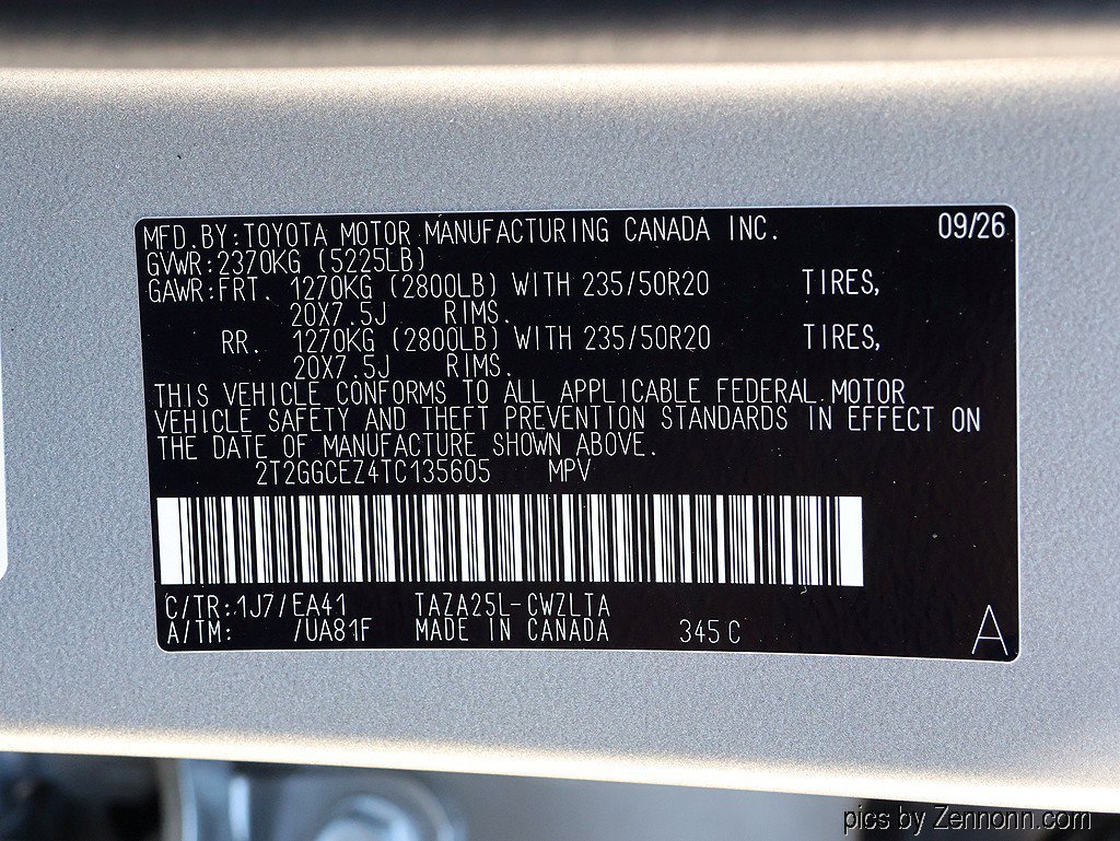 New 2026 Lexus NX 350 AWD w/ Accessory Package (2T) image 27