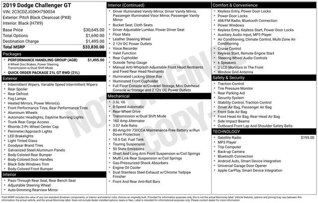 Used 2019 Dodge Challenger GT w/ Performance Handling Group image 5