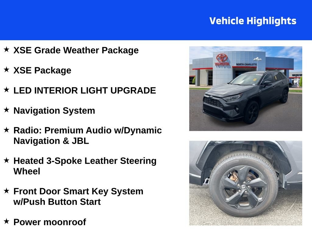 Used 2021 Toyota RAV4 XSE w/ XSE Grade Weather Package AWD/4WD image 4