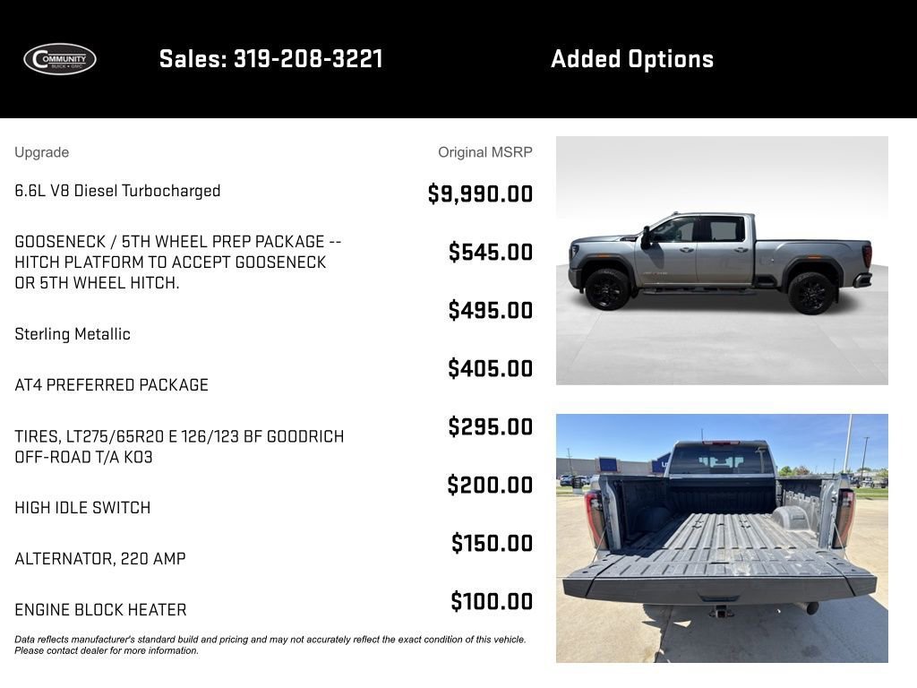Used 2025 GMC Sierra 2500 AT4 AWD/4WD image 2