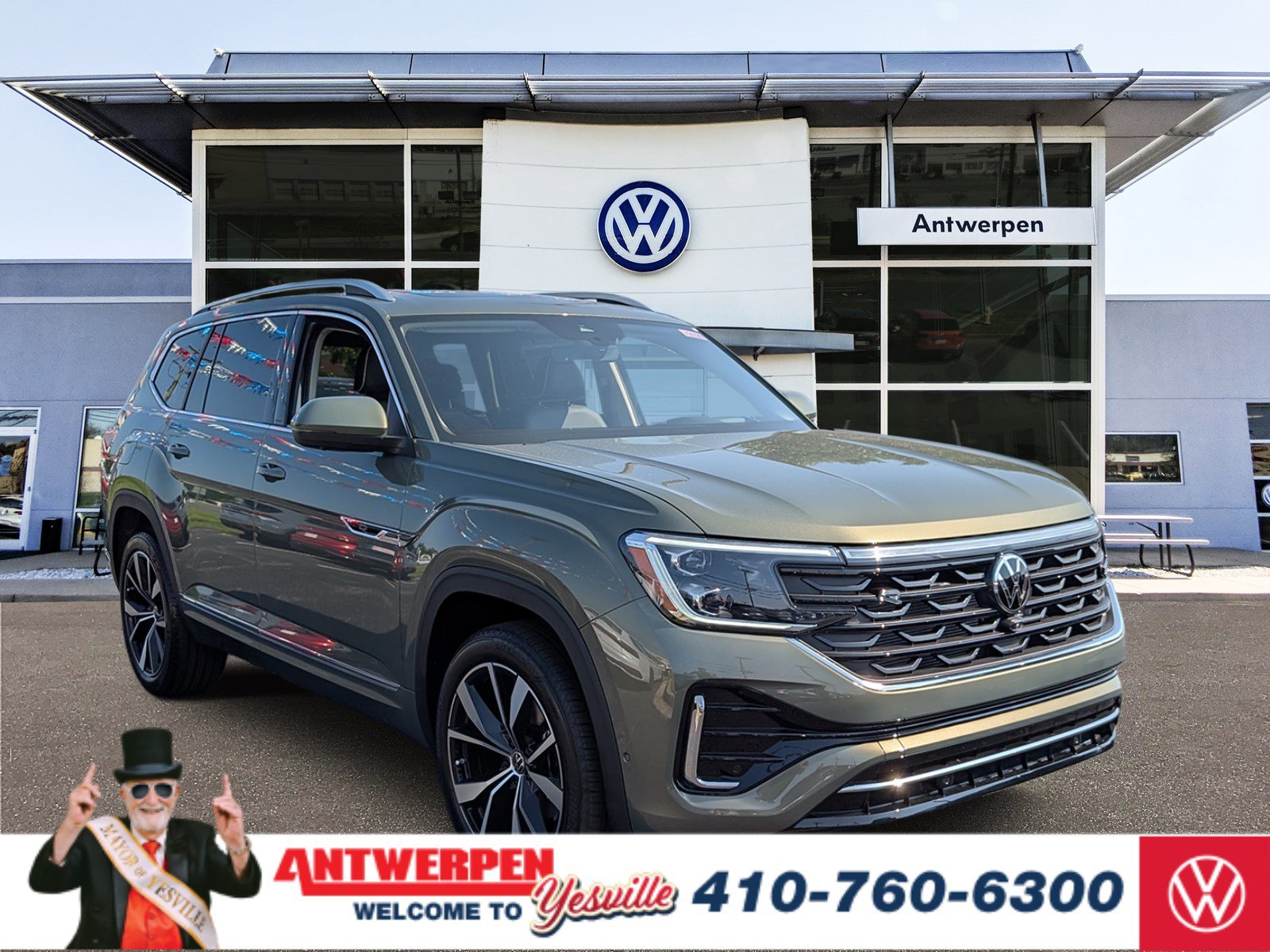 New 2026 Volkswagen Atlas SEL Premium R-Line AWD/4WD image 1