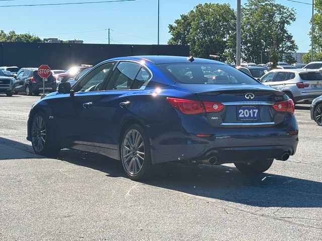 Used 2017 INFINITI Q50 Red Sport 400 AWD/4WD image 6