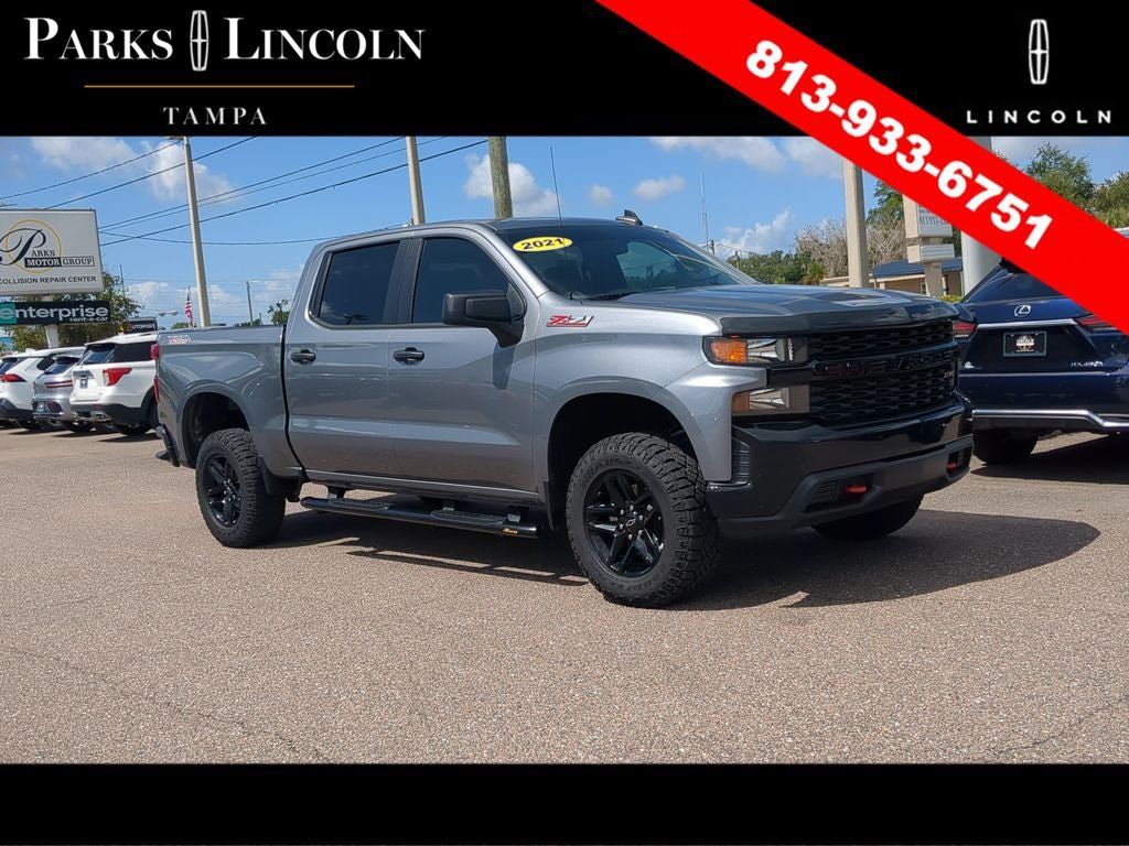 Used 2021 Chevrolet Silverado 1500 Custom Trail Boss w/ LPO, Dark Essentials Package