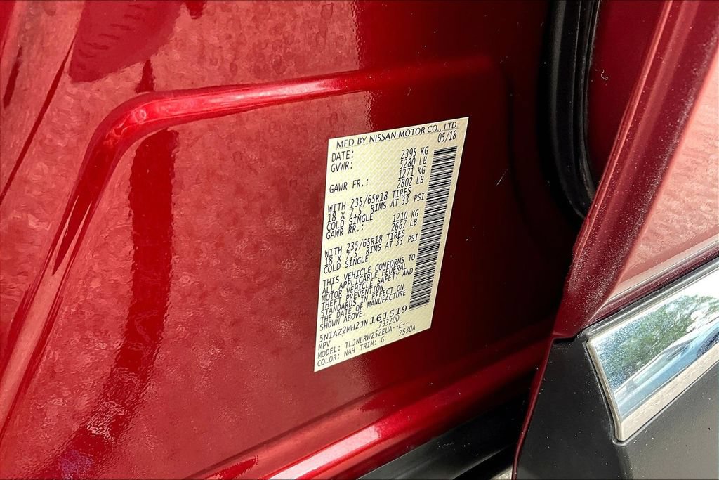 Used 2018 Nissan Murano SL w/ Moonroof Package AWD/4WD image 17
