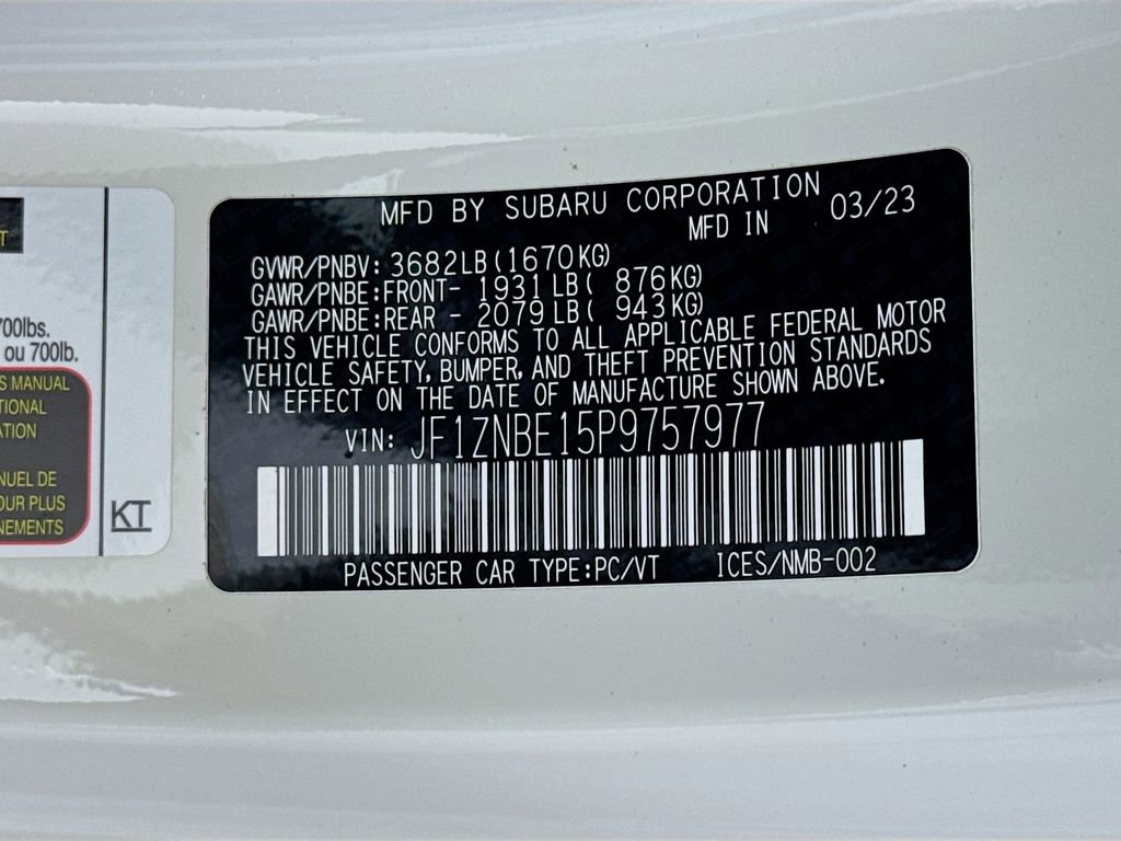 Used 2023 Toyota GR86 Premium w/ ALL Weather Mat Package (TMS) image 30