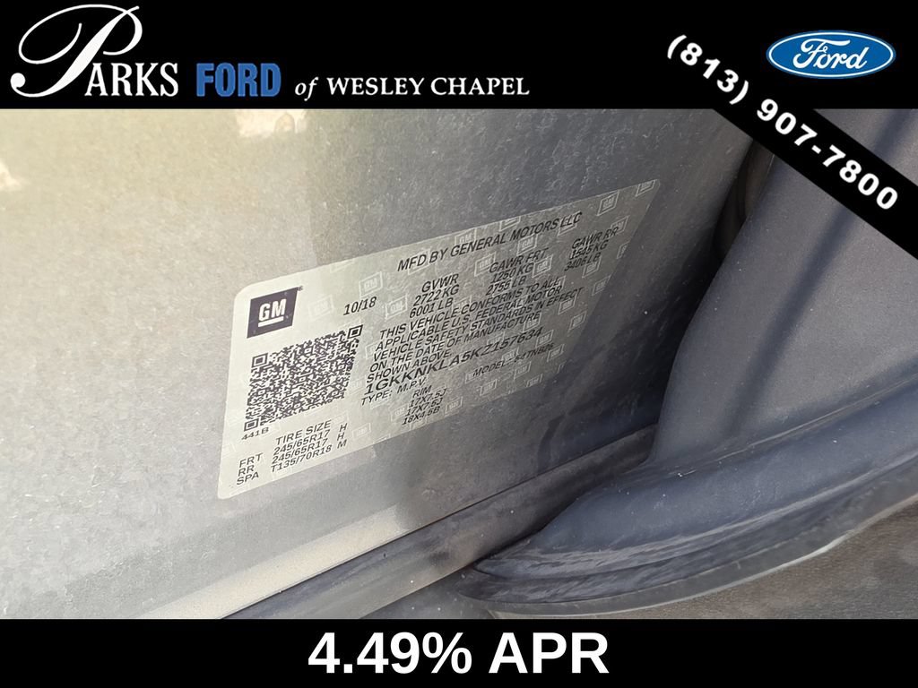 Used 2019 GMC Acadia SLE FWD image 32