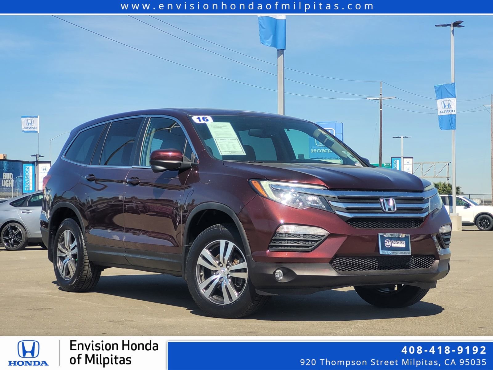 Used 2016 Honda Pilot EX-L