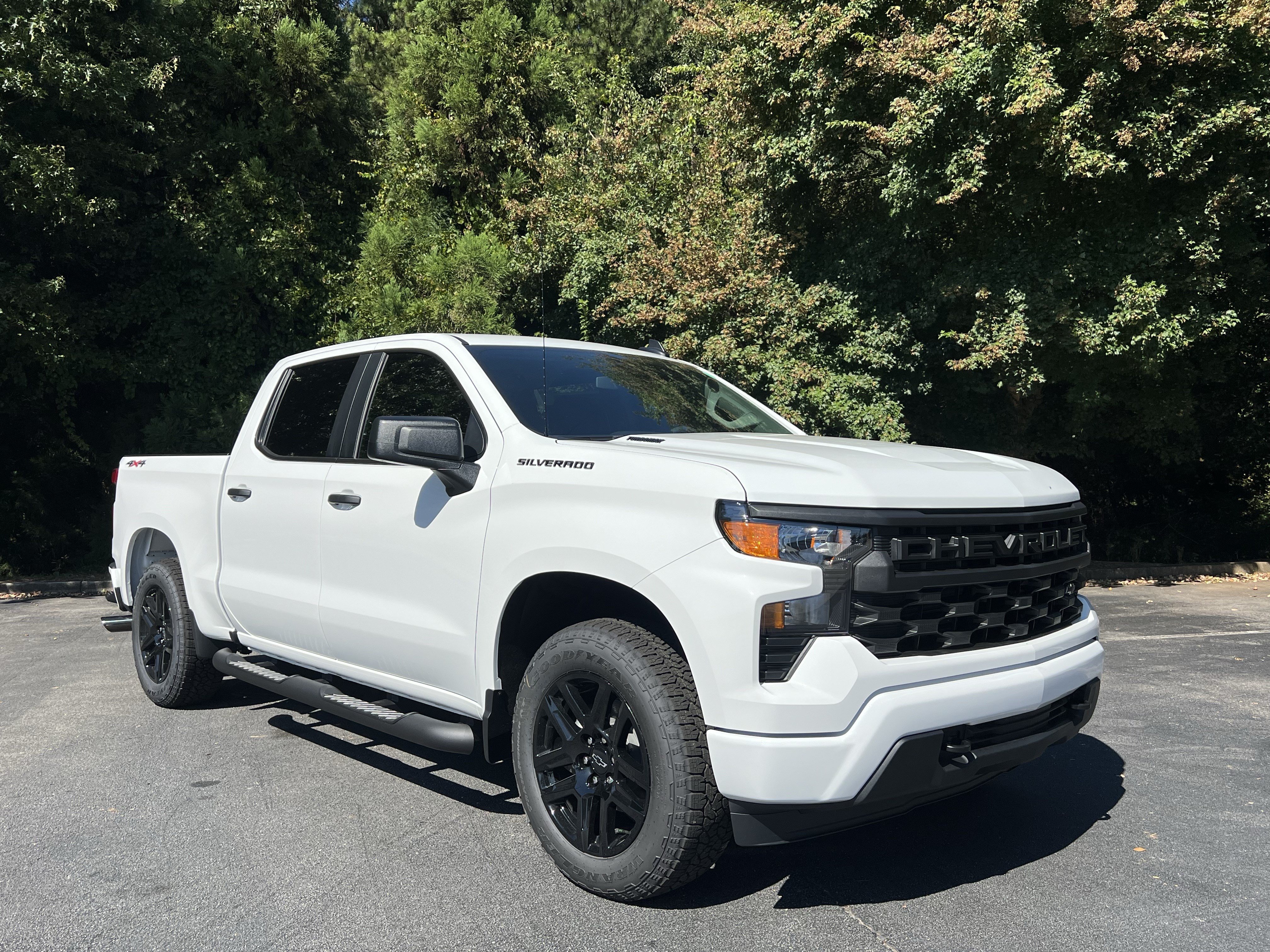 New 2026 Chevrolet Silverado 1500 Custom w/ Turbomax Blackout Package AWD/4WD image 2