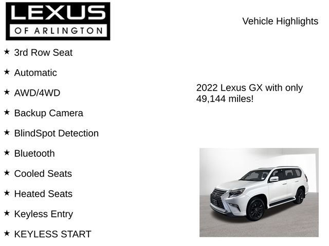 Certified 2022 Lexus GX 460 Luxury w/ Sport Design Package image 8