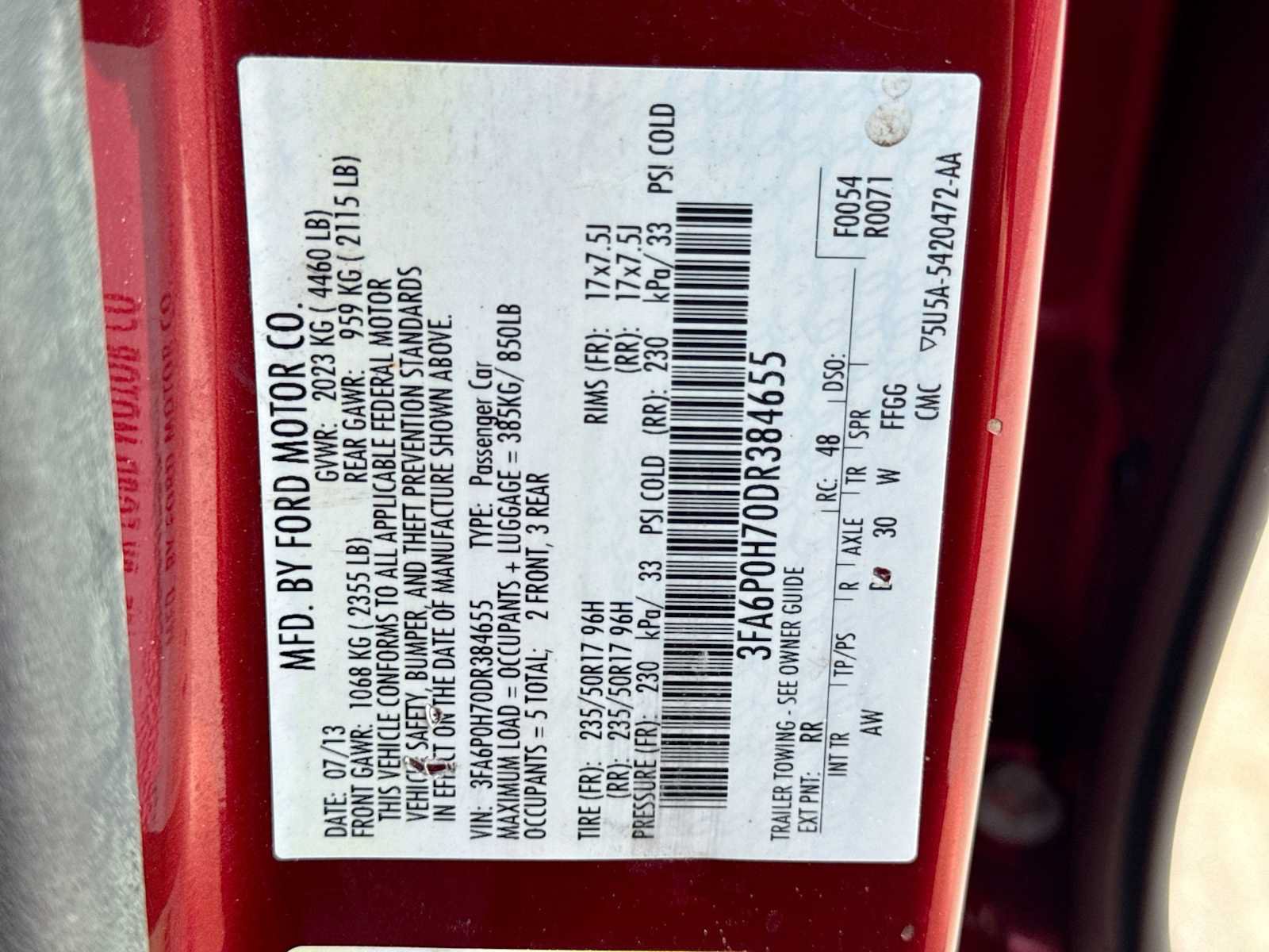 Used 2013 Ford Fusion SE FWD image 32
