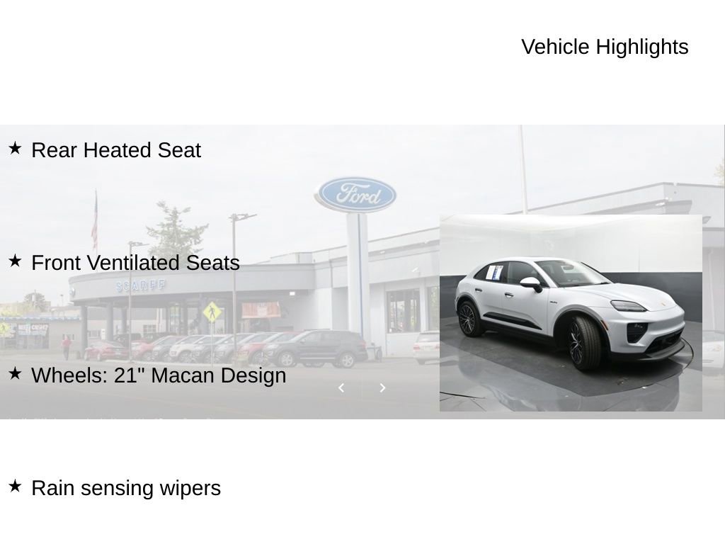 Used 2024 Porsche Macan 4 Electric w/ Premium Package image 21