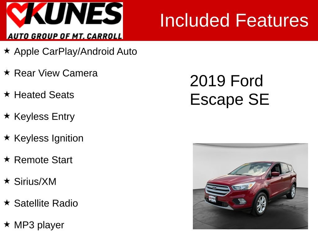 Used 2019 Ford Escape SE FWD image 3