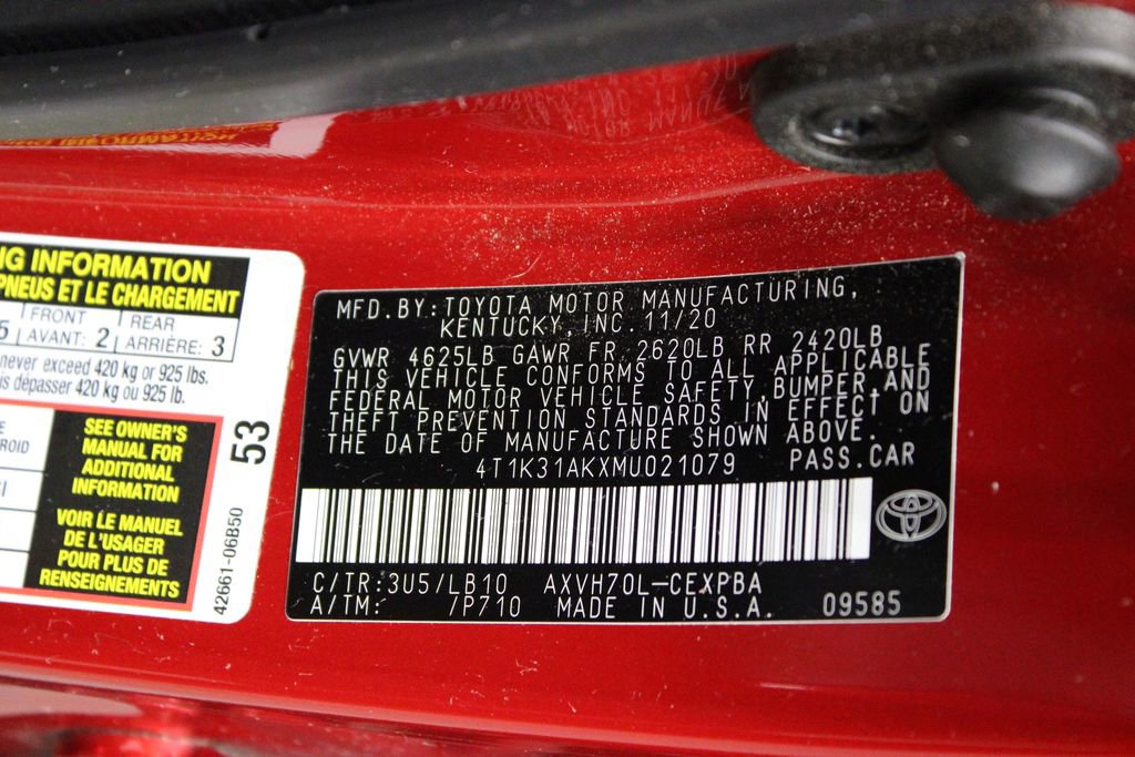 Used 2021 Toyota Camry XSE image 21