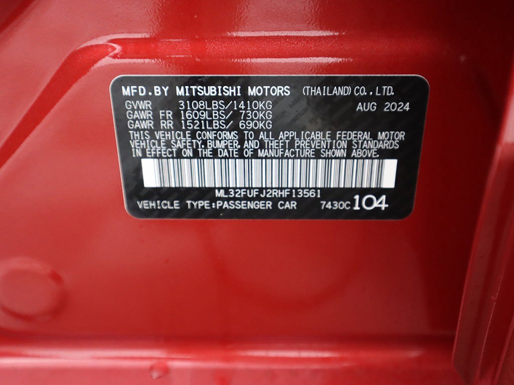 New 2024 Mitsubishi Mirage G4 ES image 41