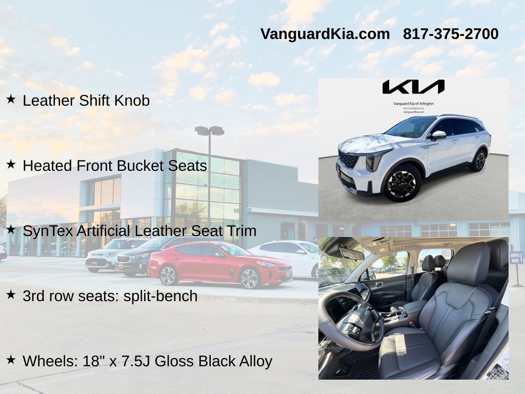 Certified 2026 Kia Sorento S w/ S Panoramic Sunroof Package FWD image 18