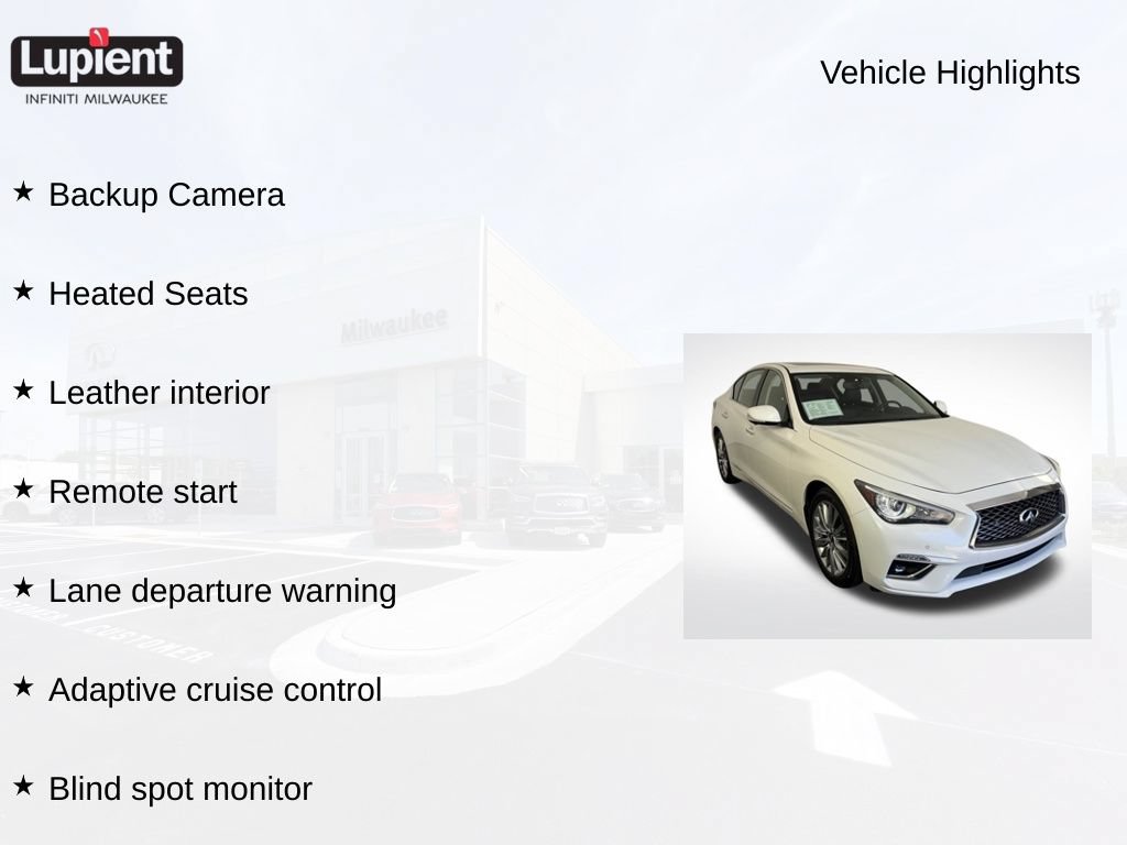 Used 2022 INFINITI Q50 Luxe AWD/4WD video 2