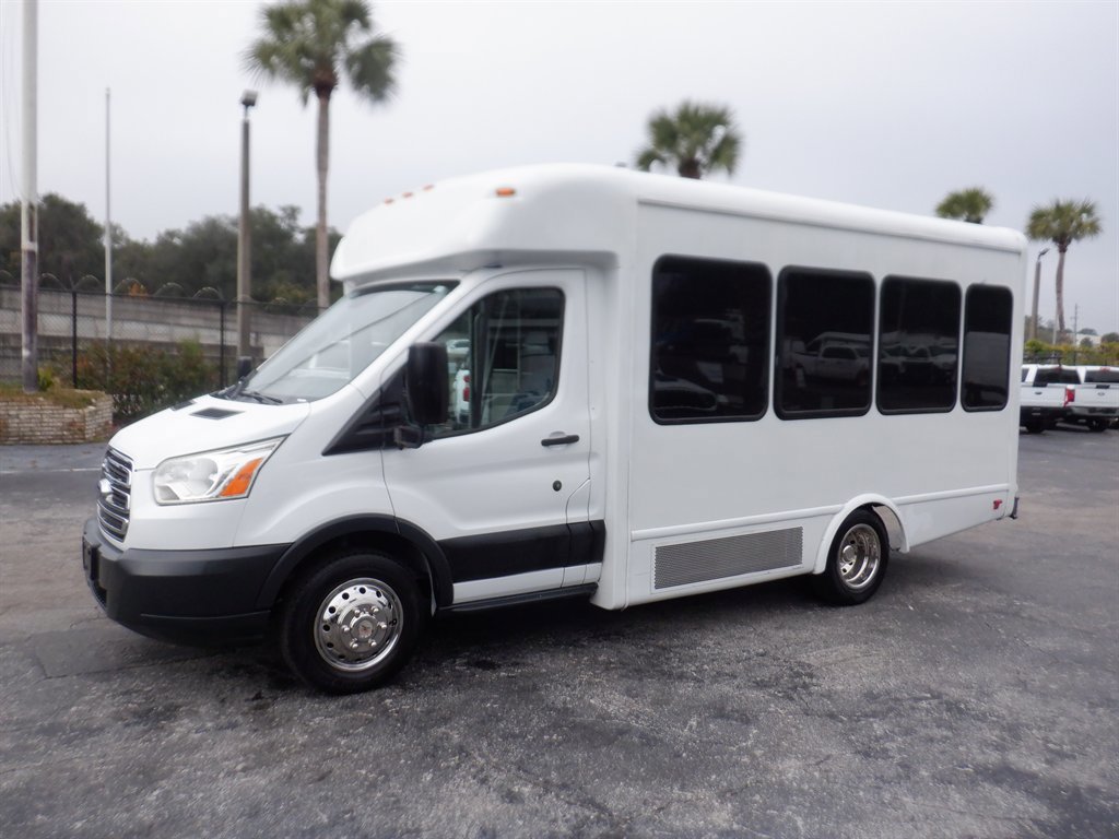 Used 2017 Ford Transit 350 138 DRW w/ Shuttle Bus Prep Package image 2