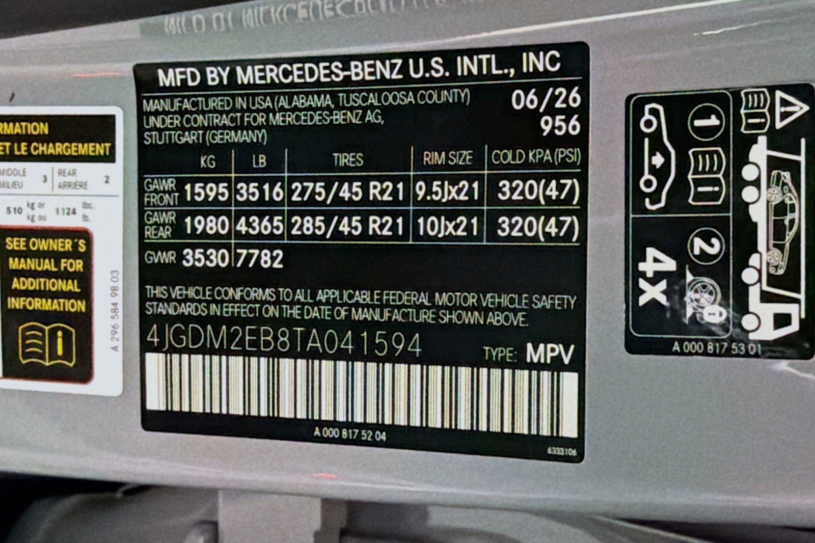 New 2026 Mercedes-Benz EQS 400 4MATIC SUV image 23